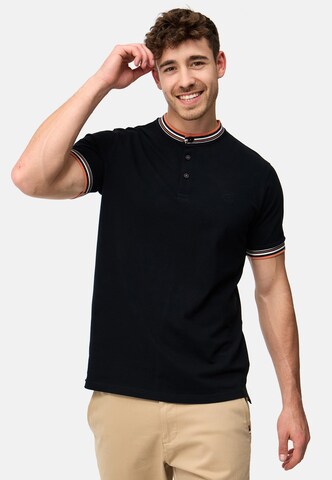 T-Shirt INDICODE JEANS en noir : devant