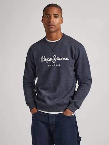 Pepe Jeans Sweatshirt 'NOUVEL' in Blau: predná strana