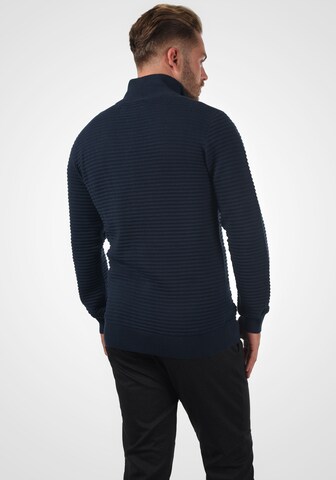 INDICODE JEANS Knit Cardigan 'Arctic' in Blue