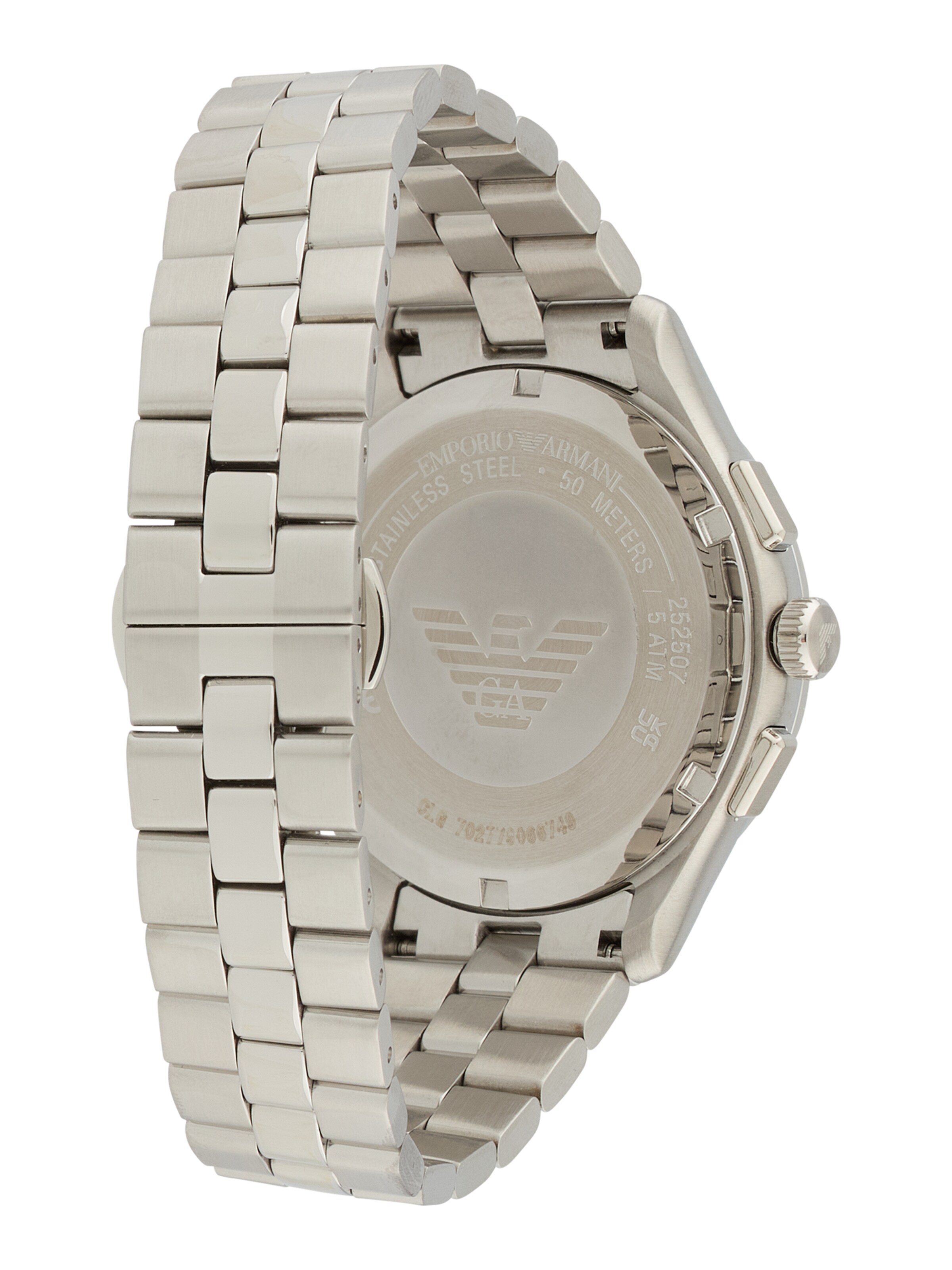 Emporio Armani Аналогов часовник в сребърно