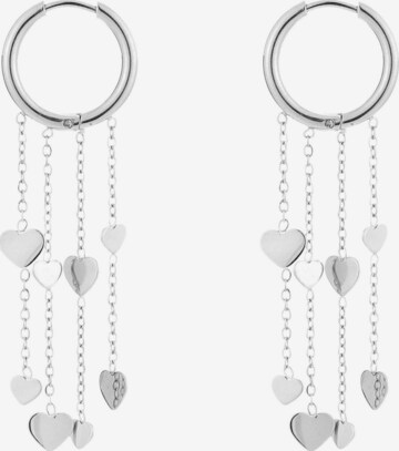 Cala Rose Ohrringe 'AYU' in Silber: Vorderseite