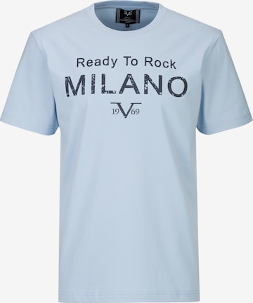 T-Shirt 'Rafael Ready To Rock' 19V69 ITALIA en bleu : devant
