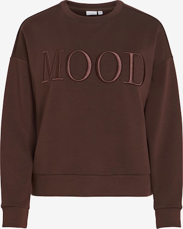 VILA - Sudadera 'VIReflect Mood' en marrón: frente