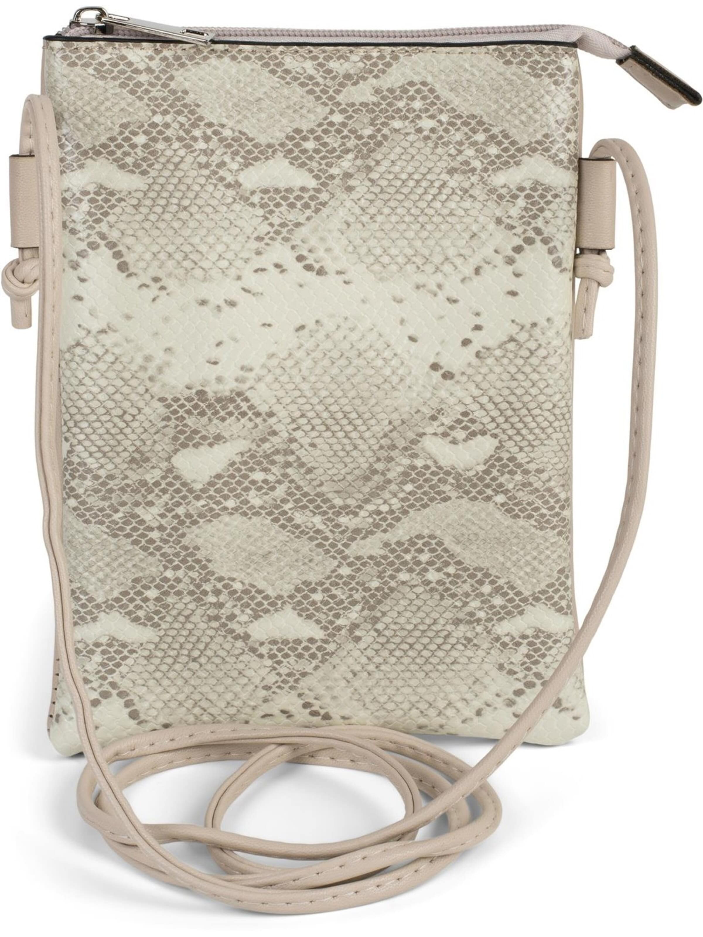 styleBREAKER Umhängetasche 'Mini Umhängetasche Schlangenleder Optik'‌‌‌‌‌‌‌‌‌‌ in One Size in beige, Produktansicht