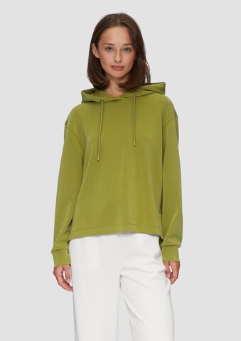 s.Oliver Sweatshirt in Grün: Vorderseite
