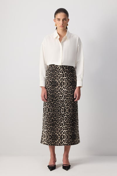 Touche Prive Skirt in Grey / Black, Item view