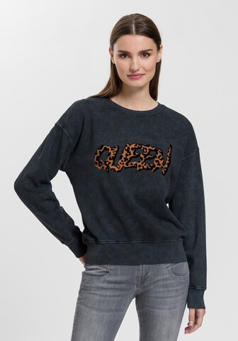 FREEMAN T. PORTER Sweatshirt in Schwarz: predná strana