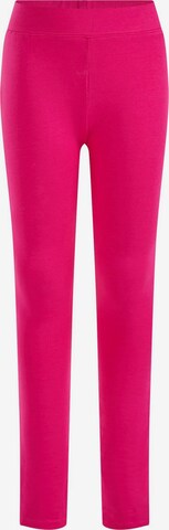 WE Fashion Leggings in Pink: front