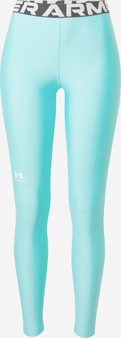 UNDER ARMOUR Workout Pants 'Authentics' in Blue: front