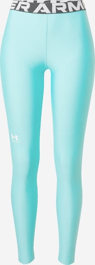 UNDER ARMOUR Workout Pants 'Authentics' in Turquoise / Light grey / Black, Item view