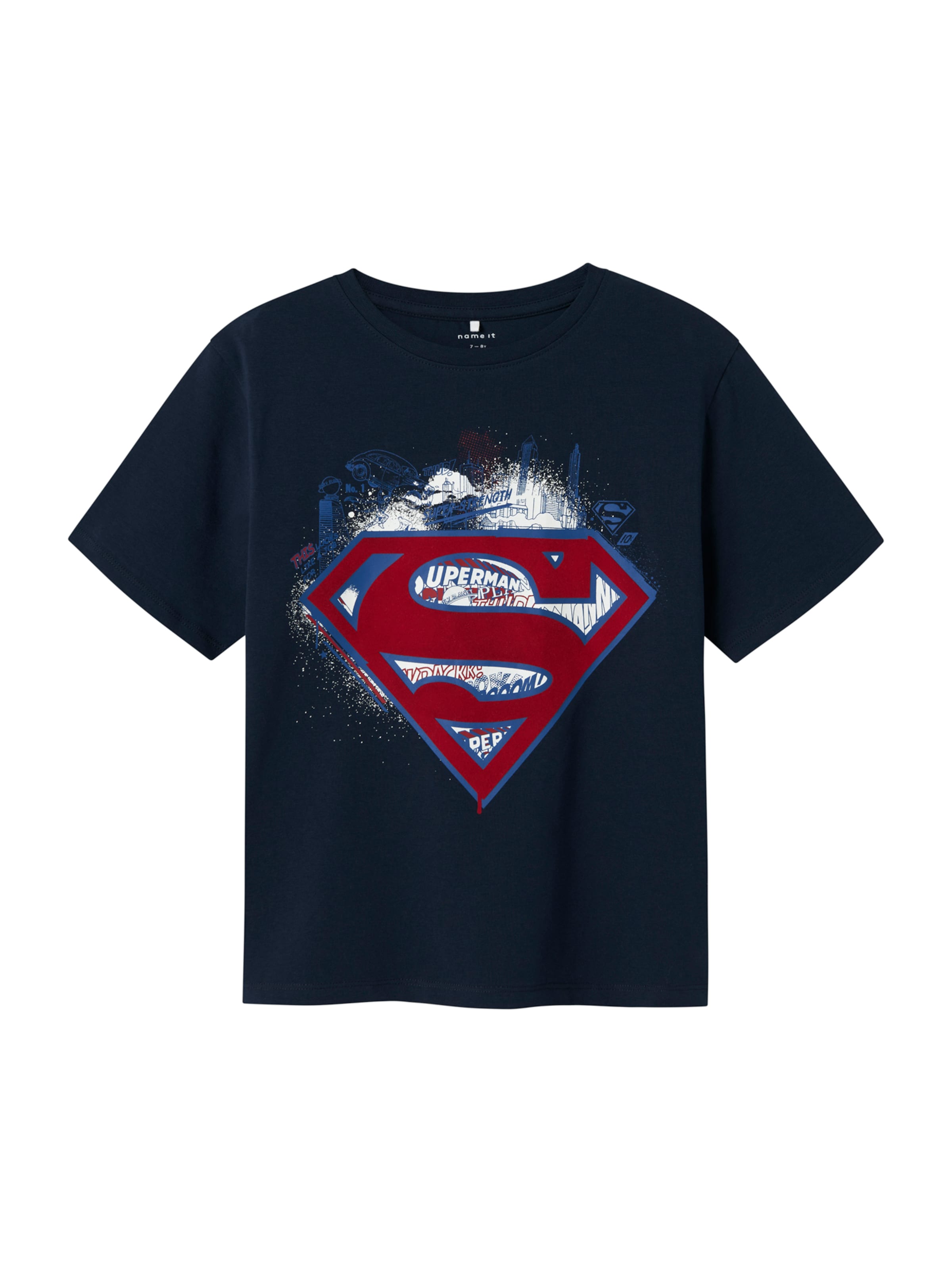 NAME IT - Camiseta 'NKMJAGS SUPERMAN' en azul: frente