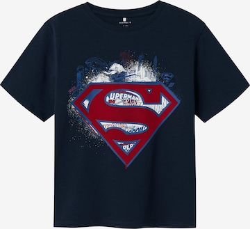 NAME IT - Camiseta 'NKMJAGS SUPERMAN' en azul: frente