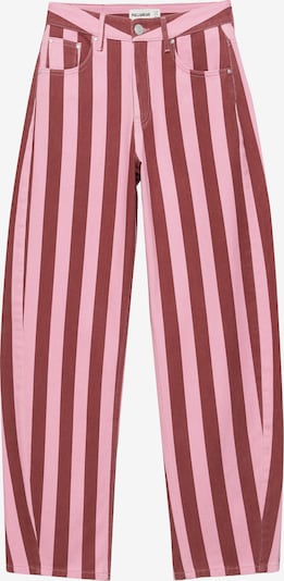 Pull&Bear Farkut koossa 24-25 värissä roosa / viininpunainen, Tuotenäkymä