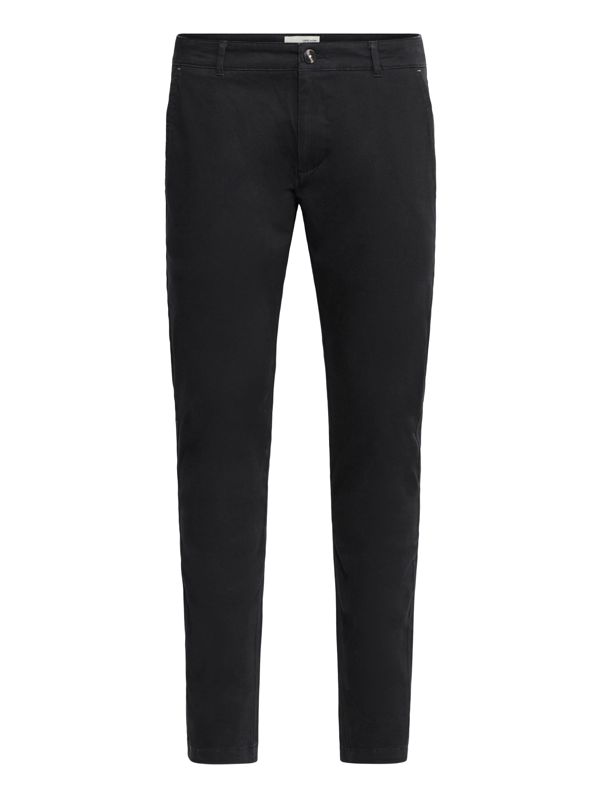 Pantalon 'Raul' !Solid en noir : devant