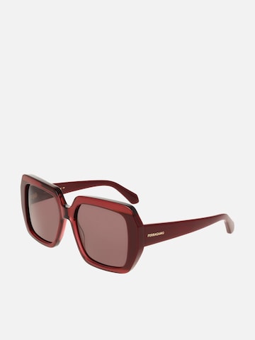 FERRAGAMO - Gafas de sol 'Ferragamo SF2081S' en rojo: frente