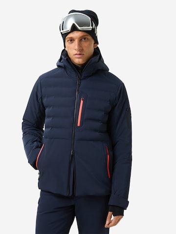 Bogner Fire + Ice Outdoorjacke 'Ivo' in Blau: Vorderseite