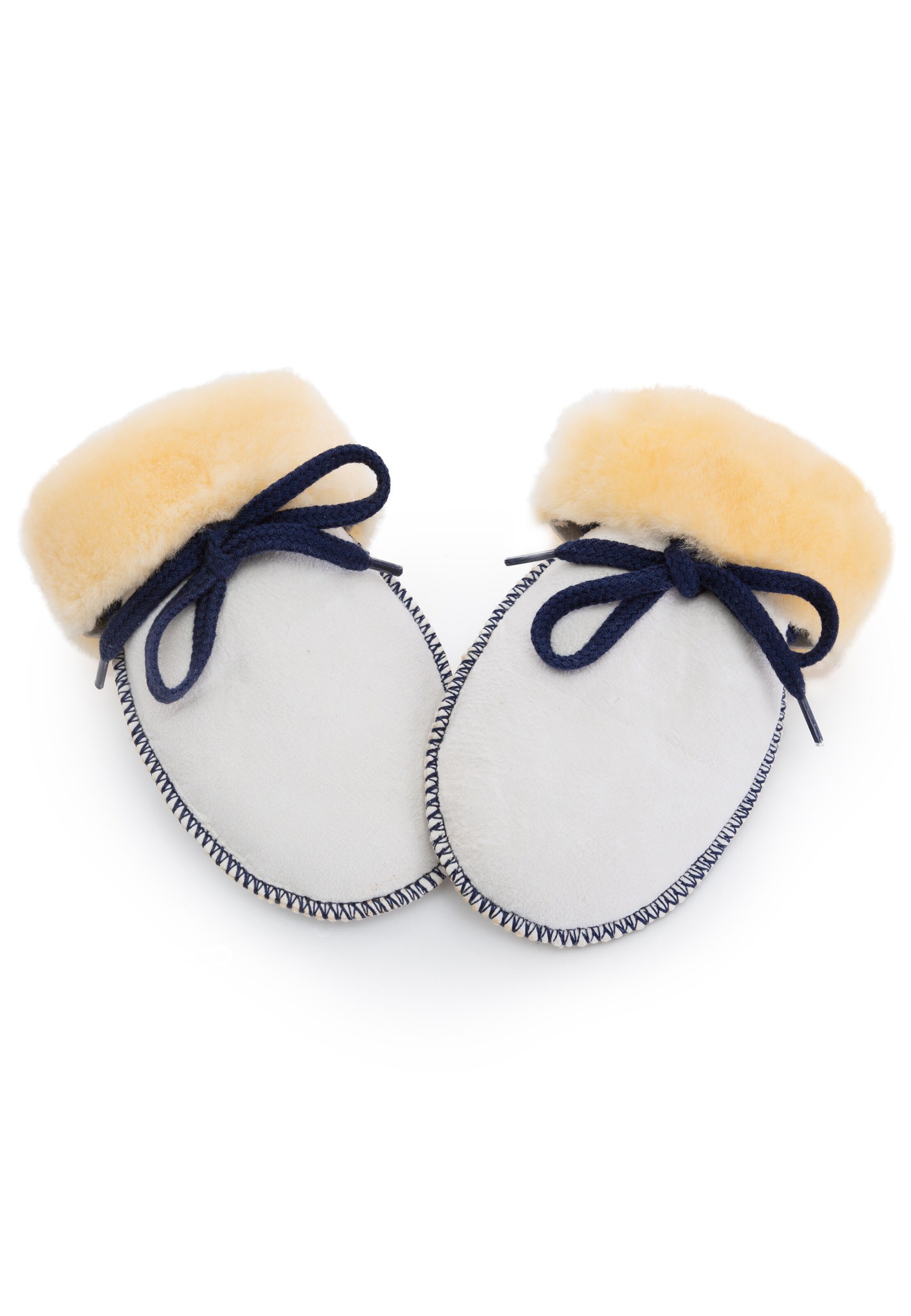 Werner Christ Baby Gloves in Grey: front