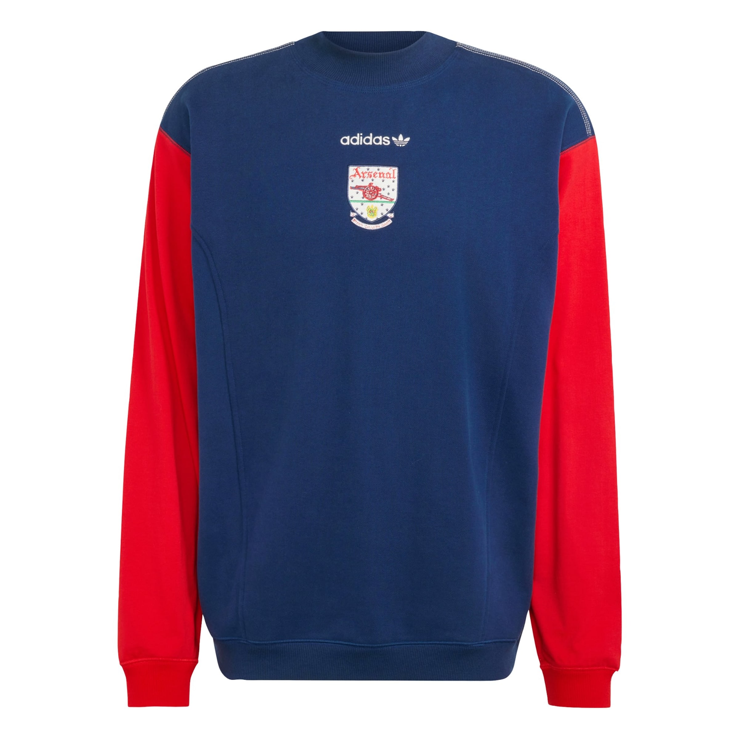 ADIDAS PERFORMANCE Sports sweatshirt 'FC Arsenal EQT' in XS in Marine blue / Cherry red / White, Item view