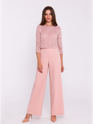 Stylove - Jumpsuit en rosa: frente