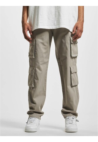 Regular Pantalon cargo DEF en gris : devant