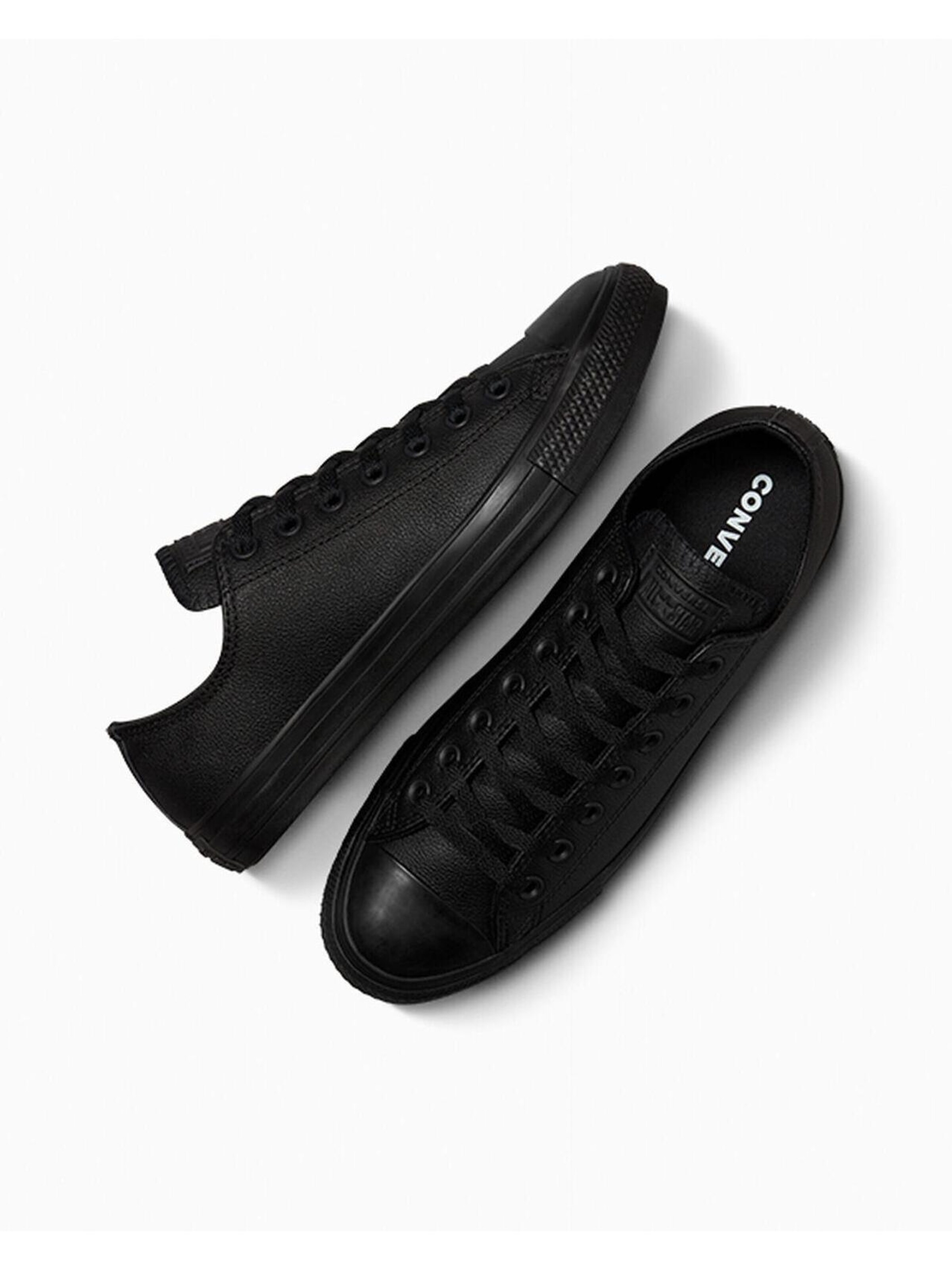 CONVERSE Sneaker low 'Converse Chuck Taylor Ox Leather'‌‌‌‌‌‌‌‌‌ in Schwarz