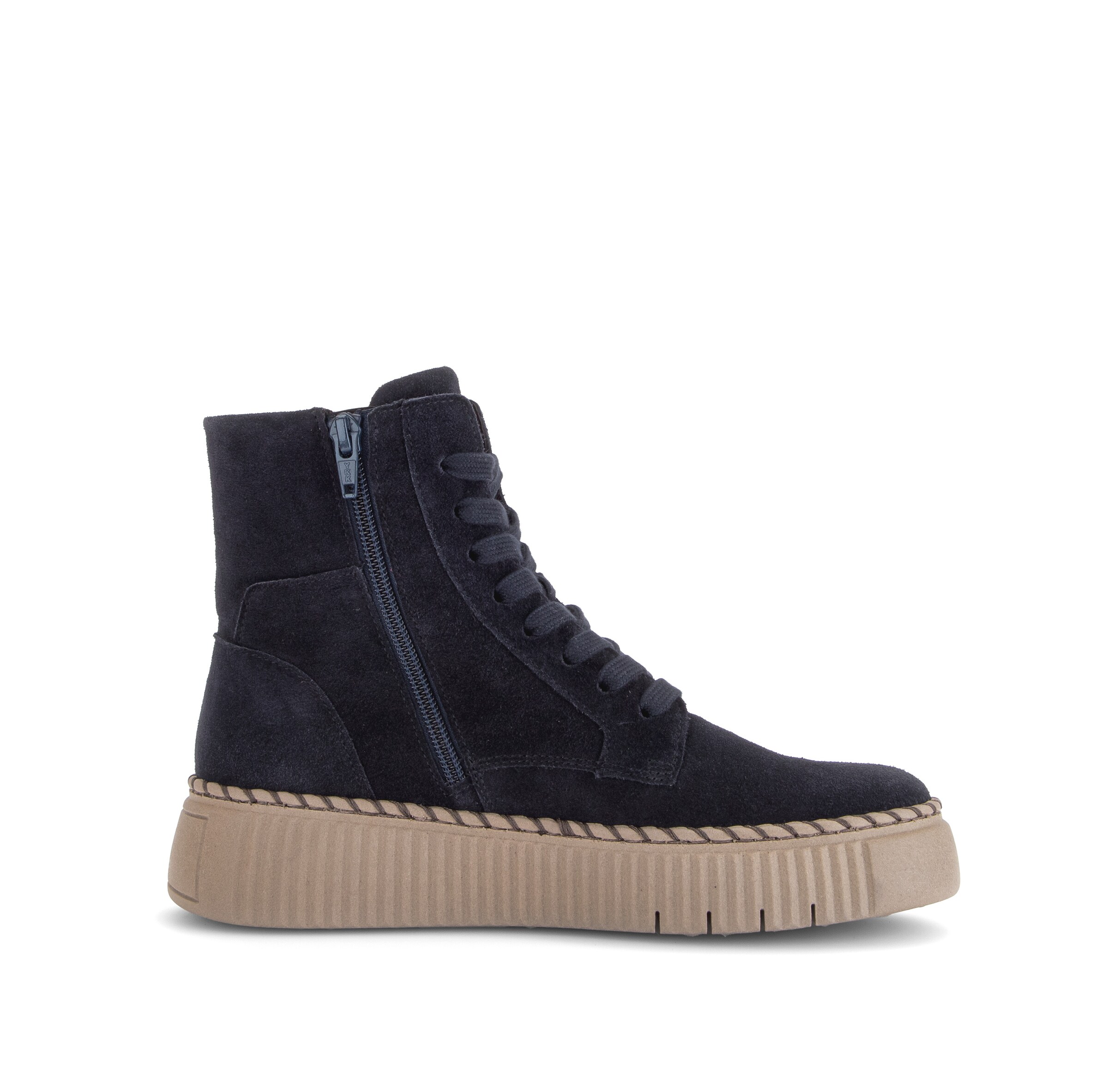 GABOR Lace-Up Ankle Boots in Blue