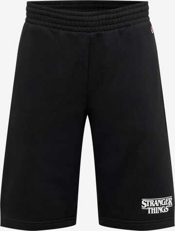 regular Pantaloni 'Bermuda' di Champion Authentic Athletic Apparel in nero: frontale