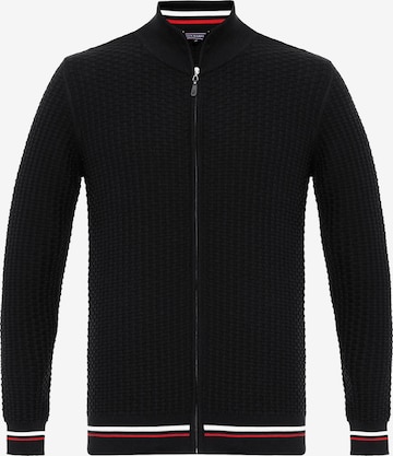 Vestes en maille Felix Hardy en noir : devant