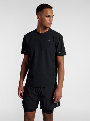 Newline Functioneel shirt 'Breathe' in Zwart: voorkant