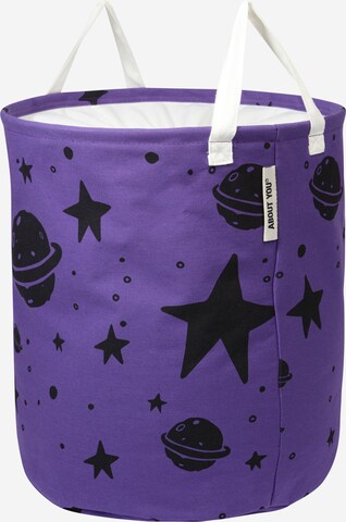 ABOUT YOU - Cubo de la ropa sucia 'KIDS COSMOS' en lila: frente