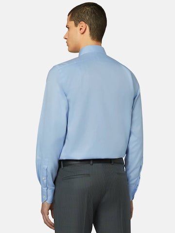 Coupe regular Chemise Boggi Milano en bleu