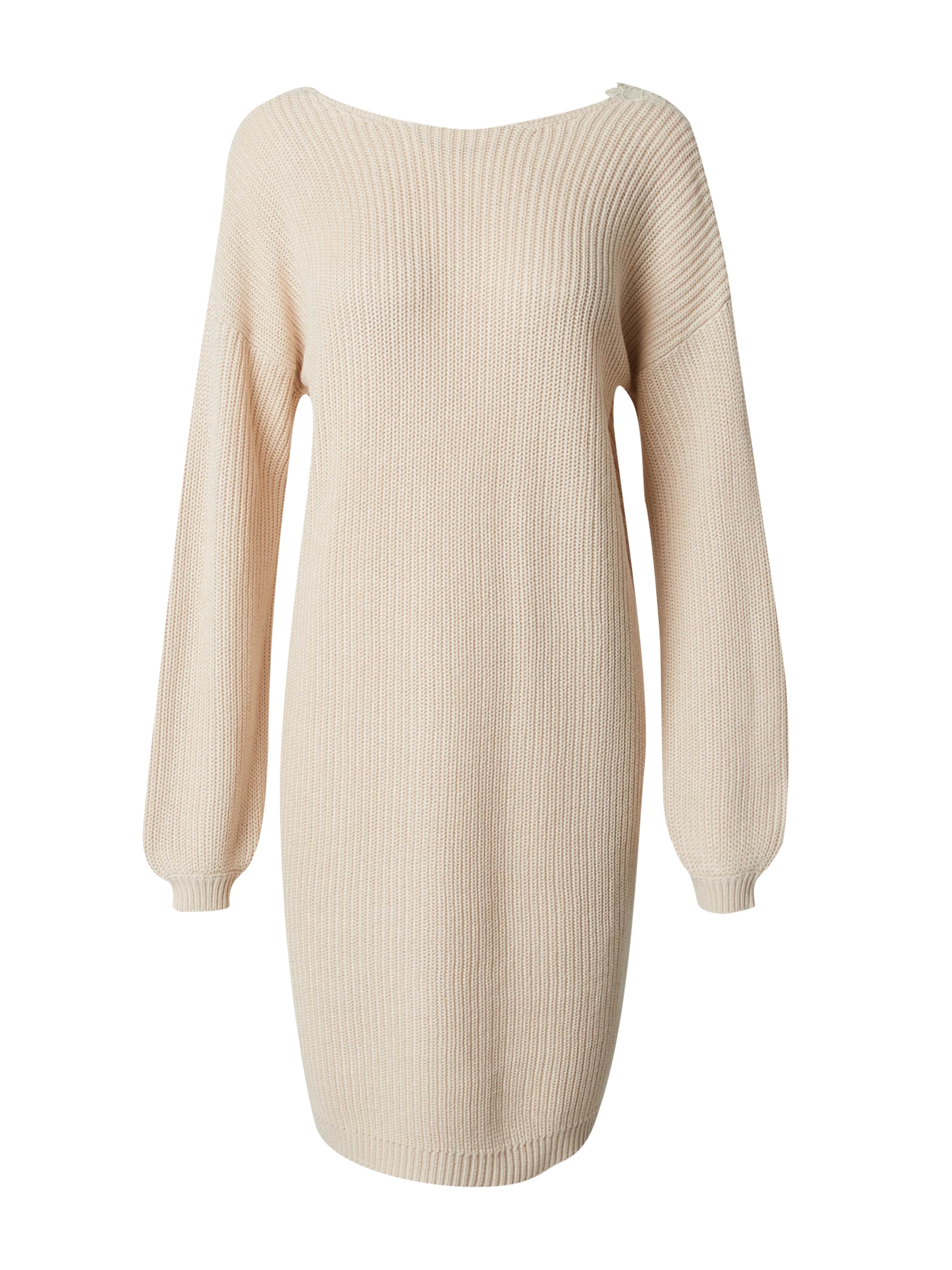 Robes en maille 'Xenia' ONLY en beige : devant