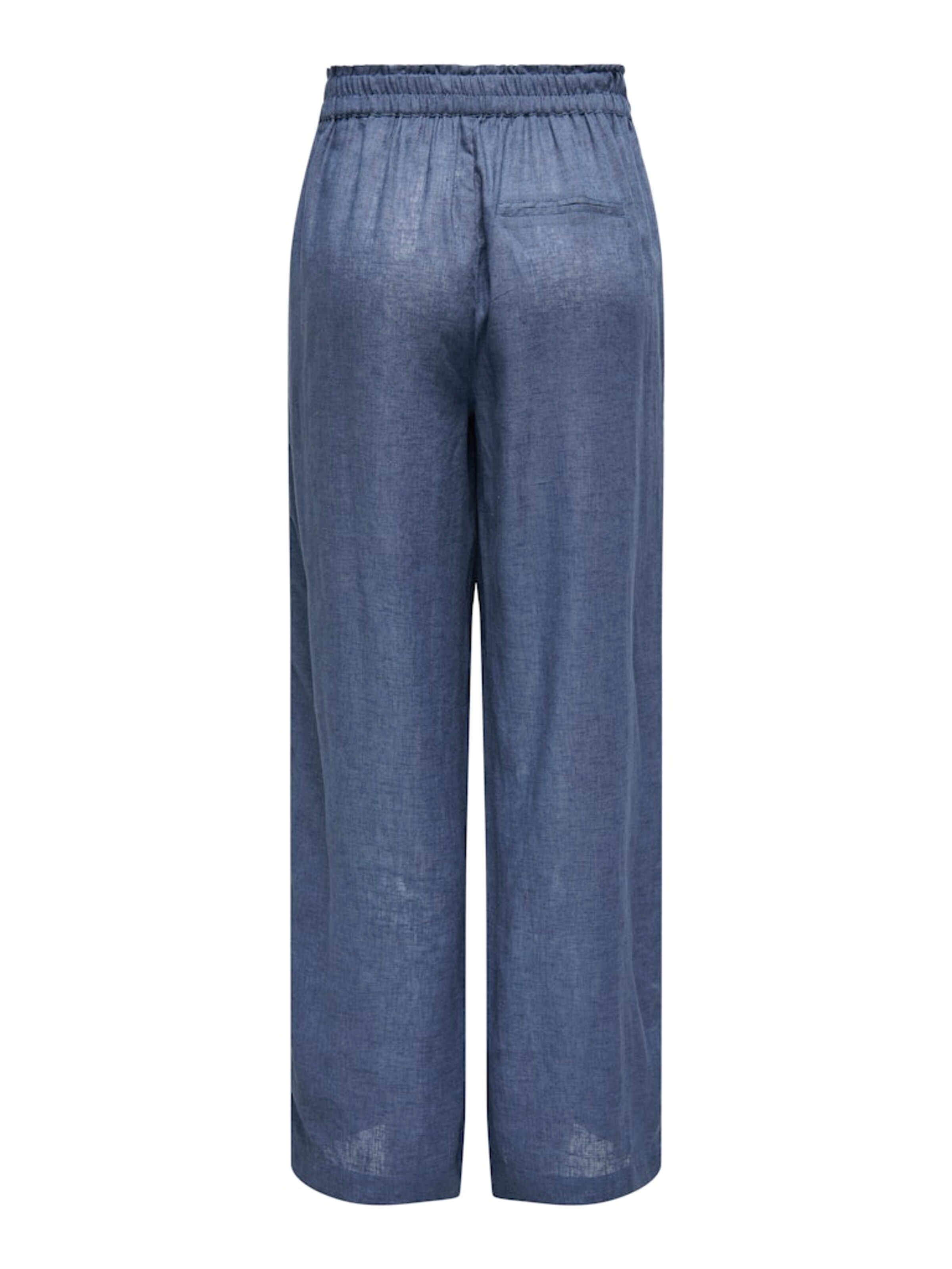 ONLY Wide leg Broek 'TOKYO' in Blauw