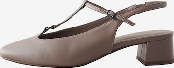 Next Лодочки с открытой пяткой 'Forever Comfort' в Бежевый: спереди