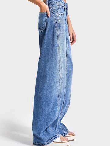 IT'S BASIC Regular Jeans 'Straight Mid Rise Jeans' in Blue