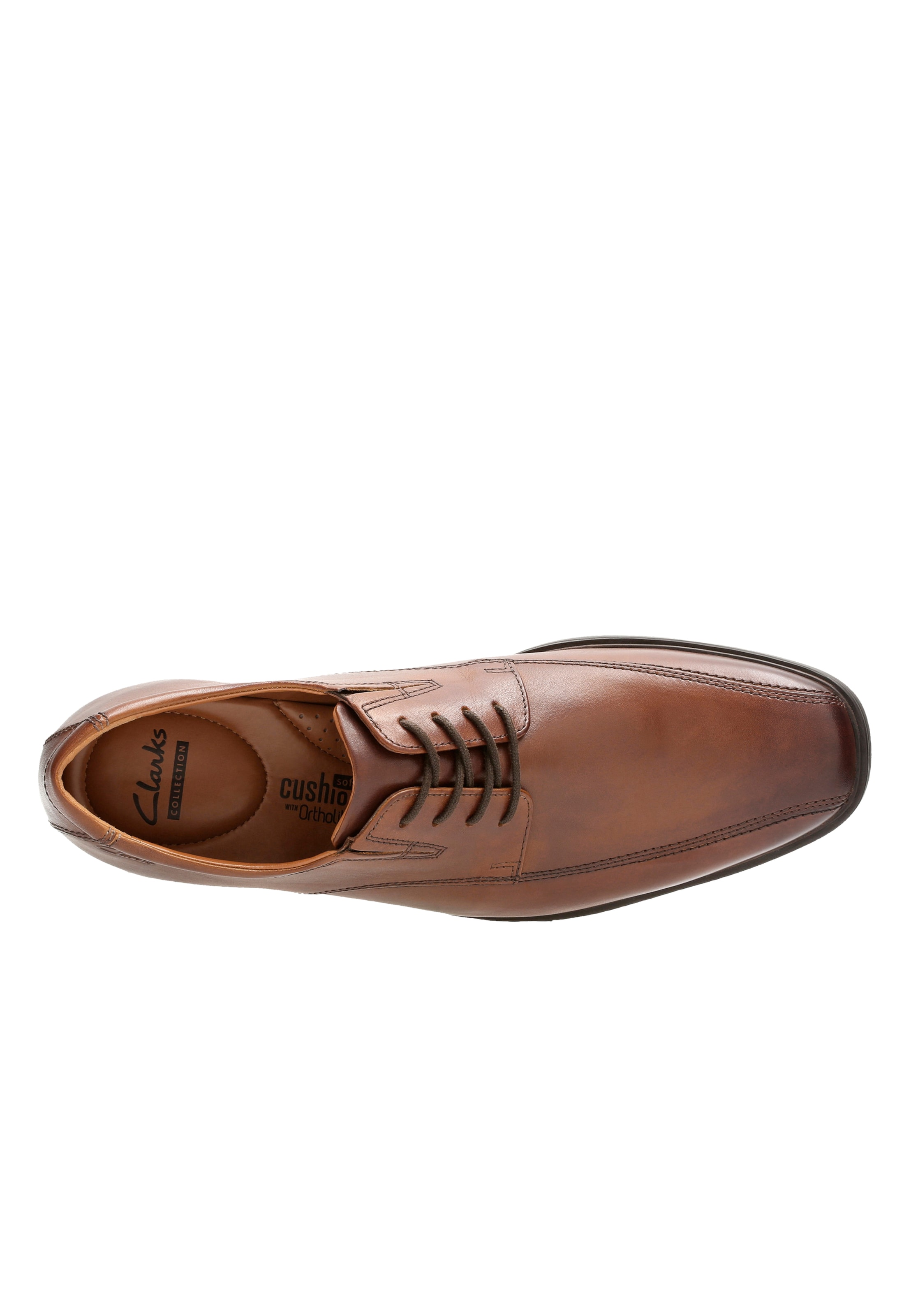 CLARKS Lace-up shoe 'Tilden' in Brown
