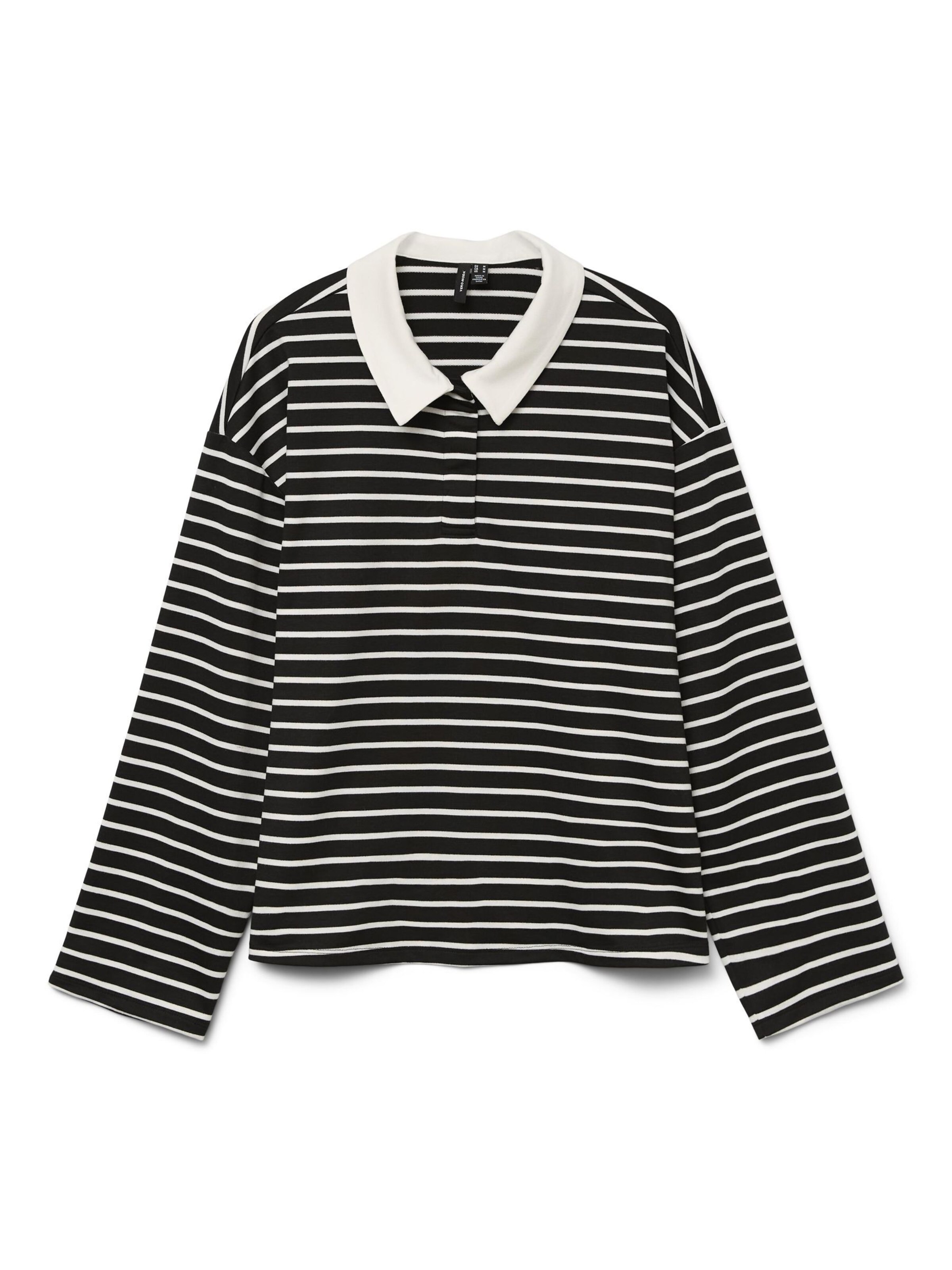 VERO MODA Shirt 'Alma' in Zwart: voorkant
