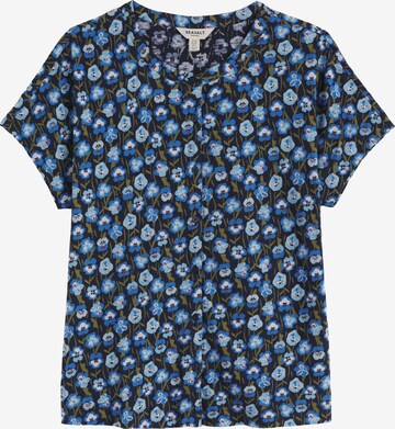 Seasalt Cornwall Gebreid vest 'Tor Grass' in Blauw: voorkant