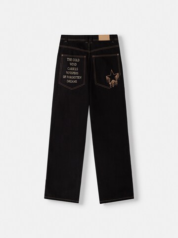 Loosefit Pantalon Bershka en noir