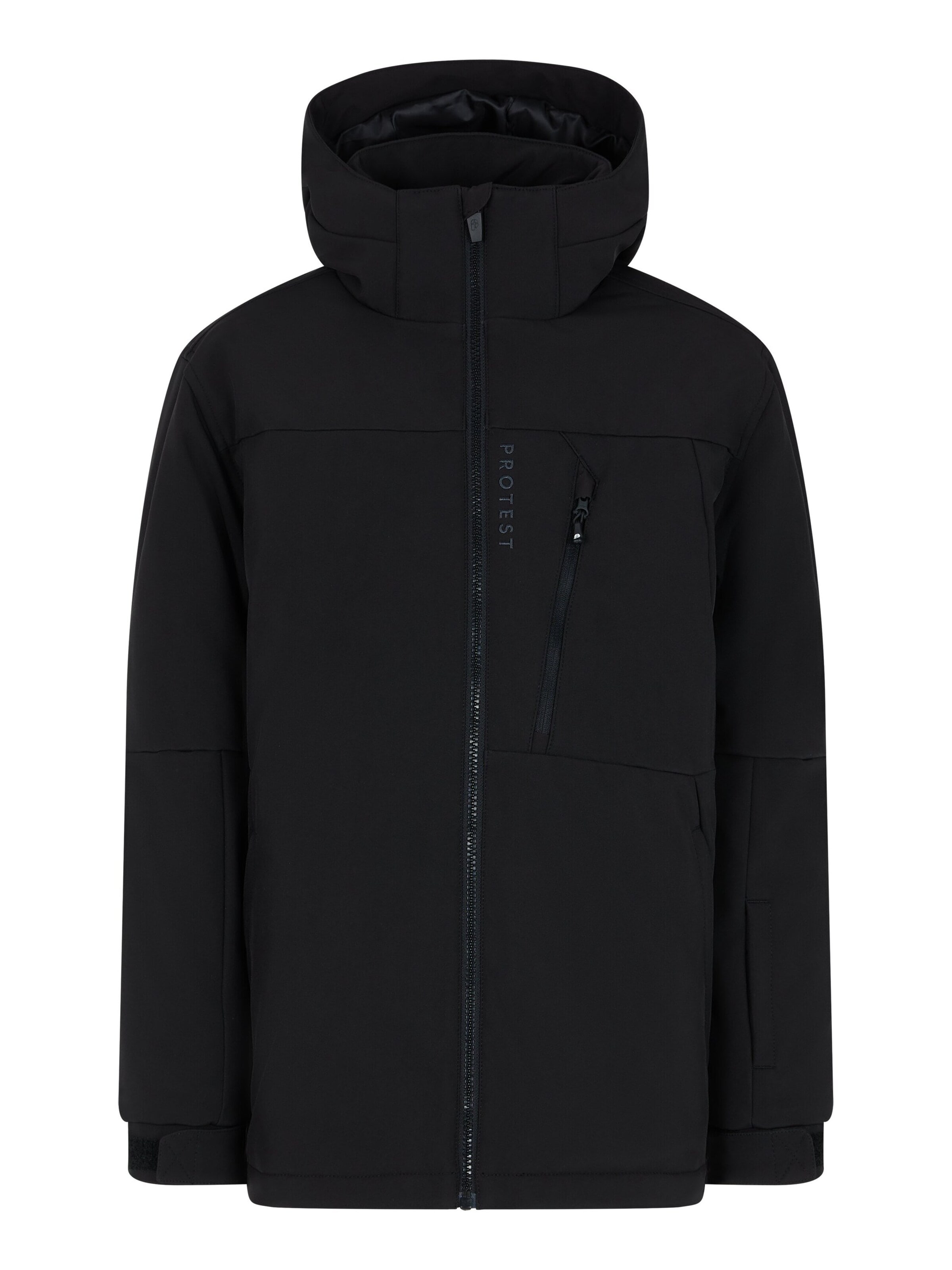 PROTEST Athletic Jacket 'PRTLEO JR' in Black: front