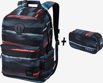 Sac à dos NITRO en bleu : devant