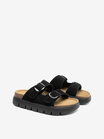 Sandales 'Damen-Plateausandalen mit Keilabsatz und Fußgewölbeunterstützung' Dream Pairs en noir