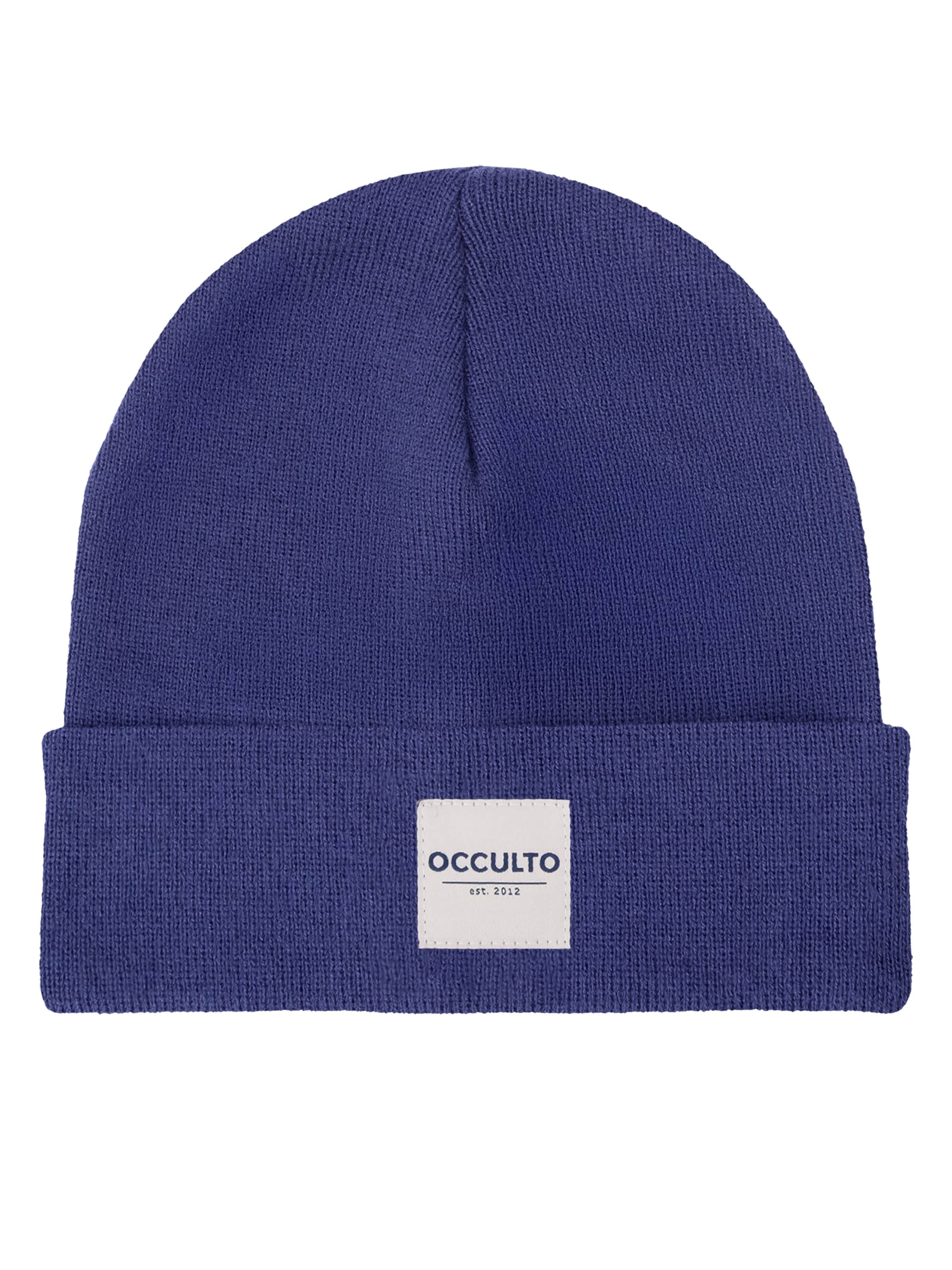 Occulto Beanie 'Eli' in Blue: front