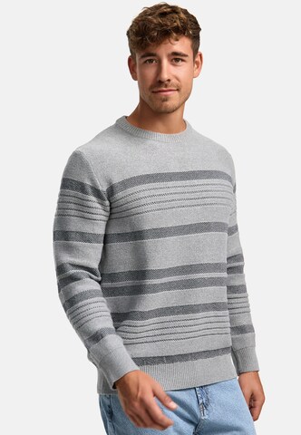 INDICODE JEANS Sweater 'Scott' in Grey