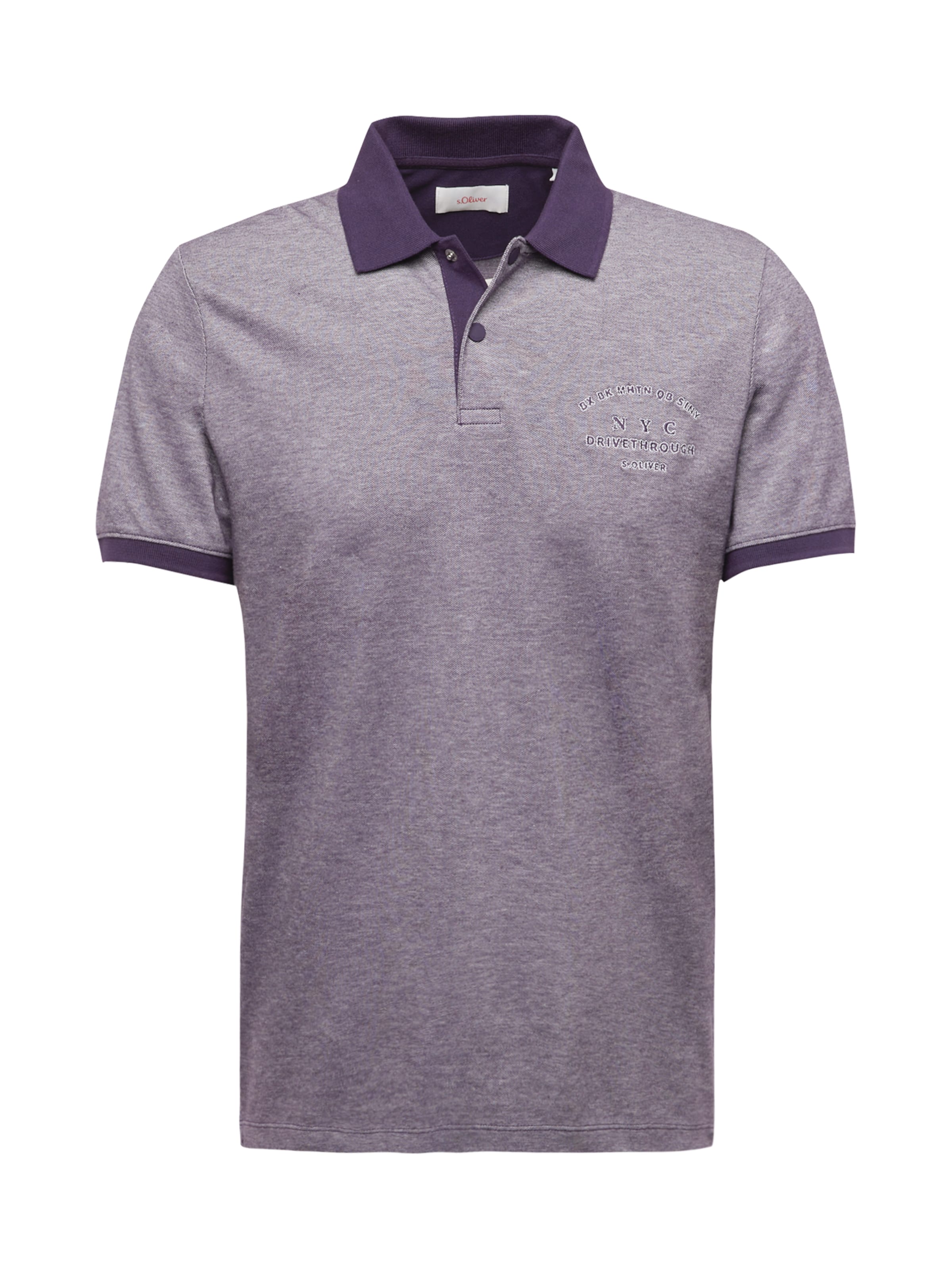 T-Shirt s.Oliver en violet : devant