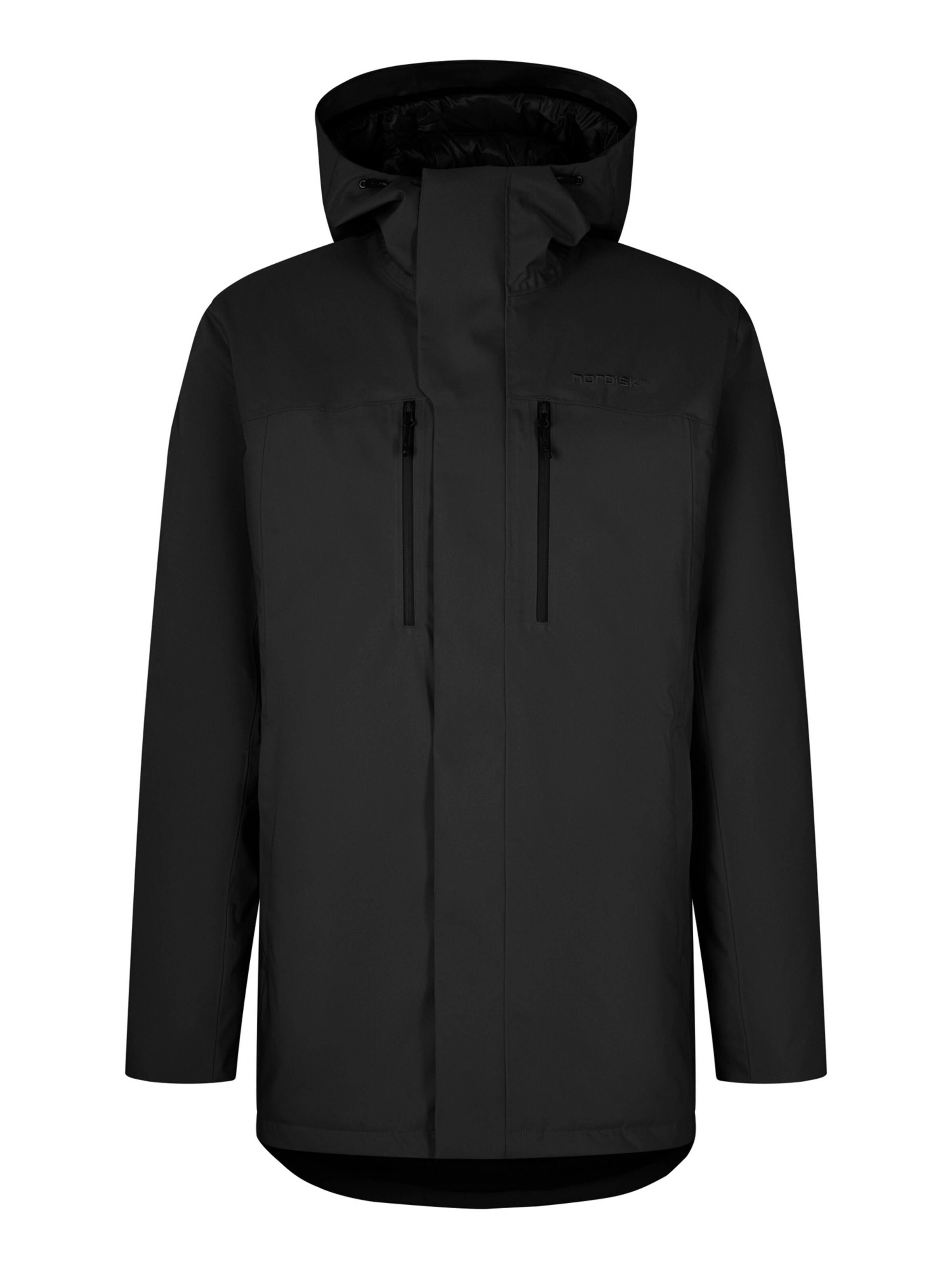 NORDISK Winterjacke 'Lauge'‌‌‌‌‌‌‌‌‌‌ in Schwarz: Vorderseite