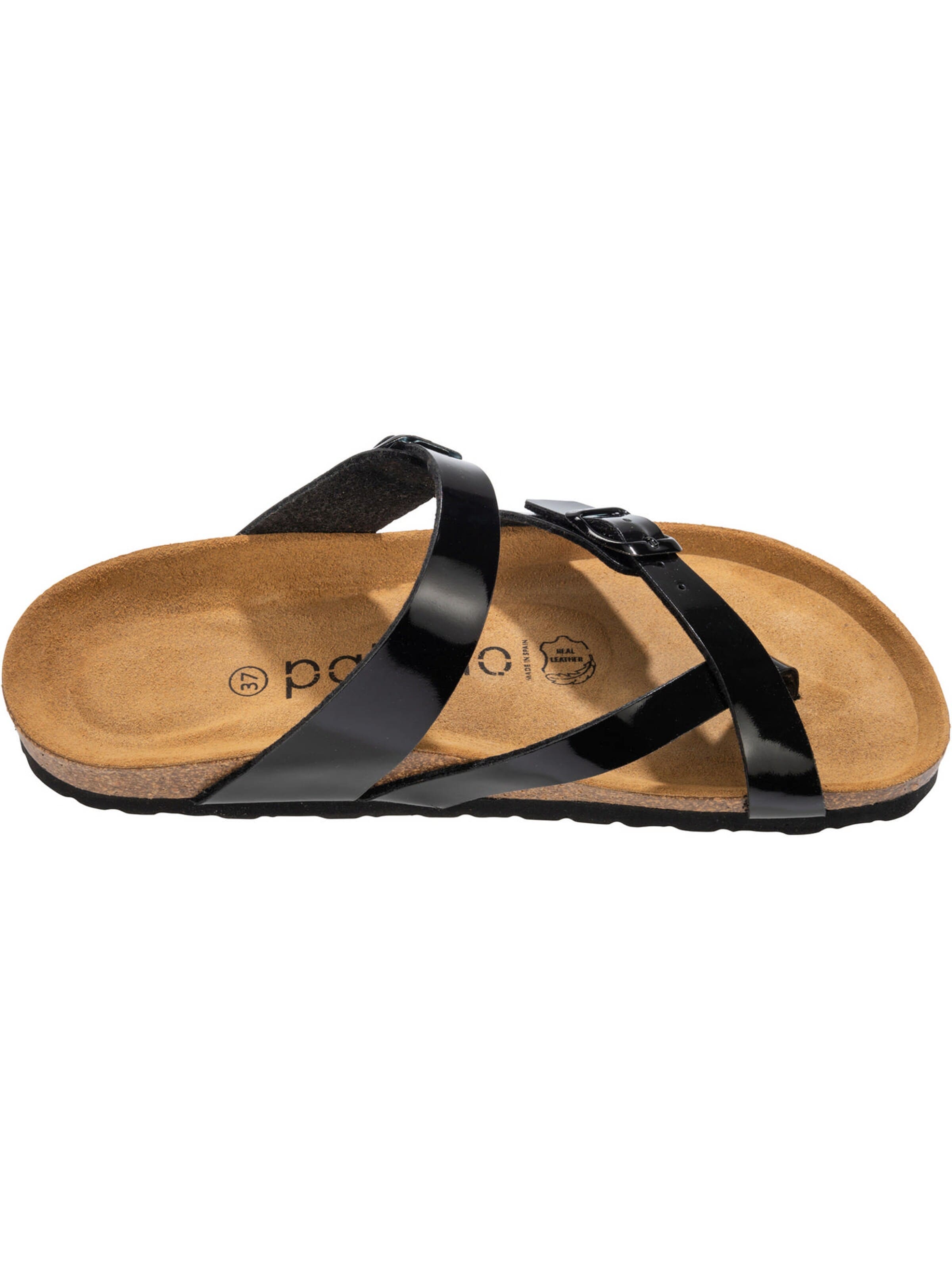 Palado Teenslipper 'Palado Cres Lack' in Zwart