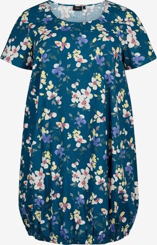 Zizzi Kleid 'JEASY' in Blau: predná strana