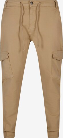 Pantaloni cargo di 2Y Premium in beige: frontale