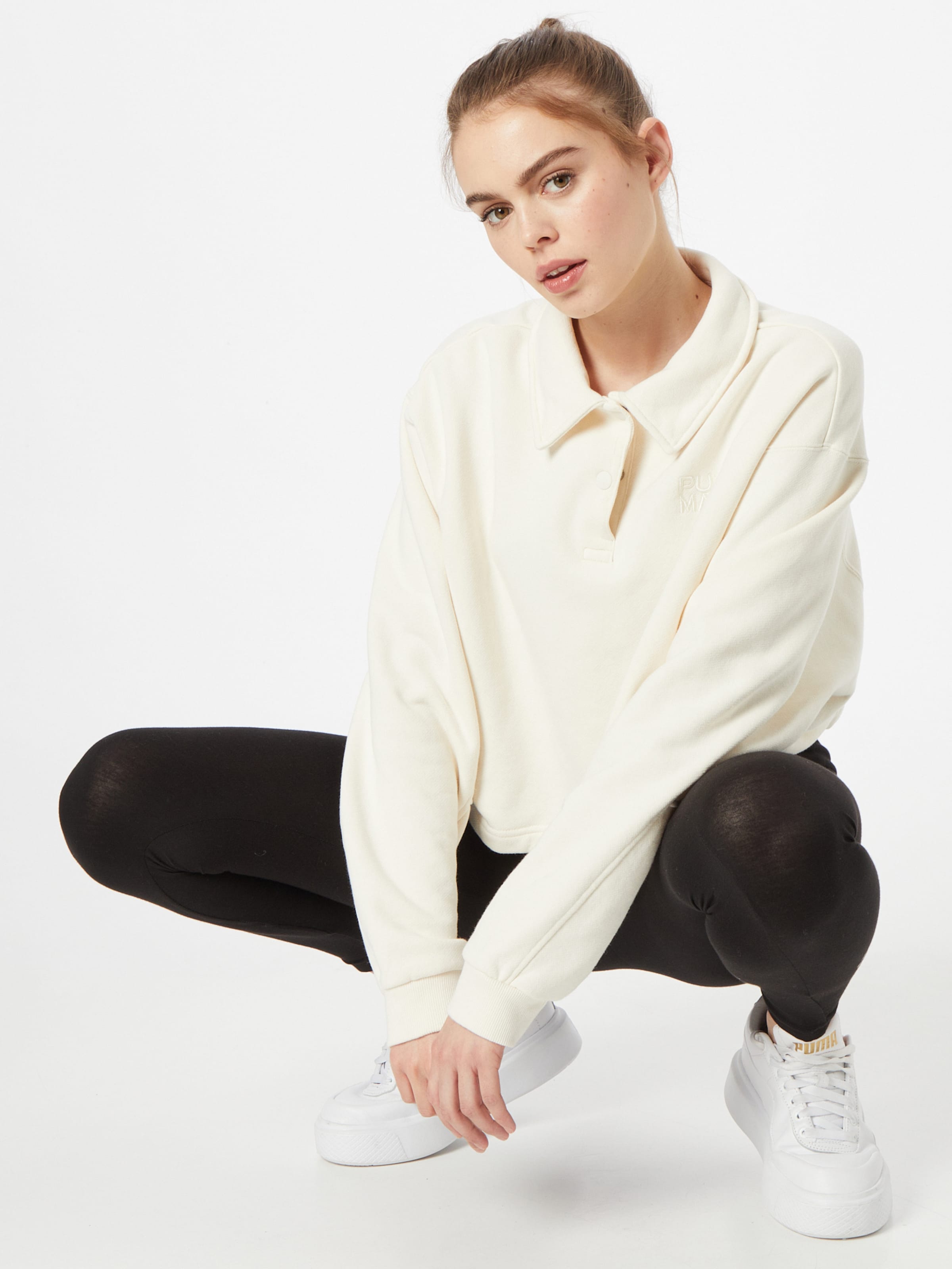 puma cream sweatshirt